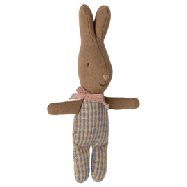 Maileg konijn My Rabbit, rose blue check, 11 cm