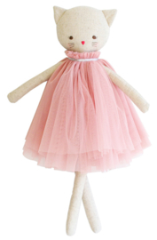 Alimrose Knuffel Poes, Aurelie Cat, Blush, 48 cm