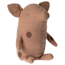 Maileg Knuffel Varken, Pig Truffle Big, Vintage rose