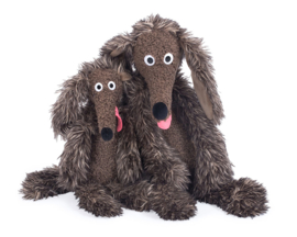 Moulin Roty Knuffel Hond 'Chien Pourri / Stinkhond', Groot, 47cm