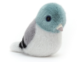 Jellycat Knuffel Vogel Duif 10cm, Birdling Pigeon