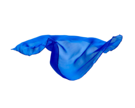 Sarah's Silks Speelzijde, Koningsblauw, 53 x 53 cm