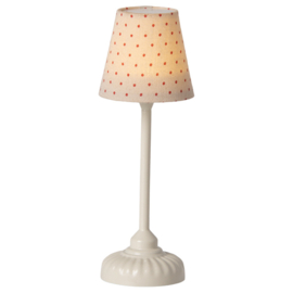 Maileg Schemerlamp, Vintage floor lamp mouse - Sand 14cm