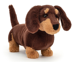 Jellycat Knuffel Teckel, Otto Sausage Dog, 36cm lang