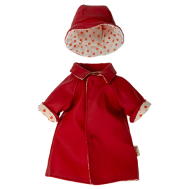 Maileg Regenjas met hoed voor Teddy Mum, 22 cm