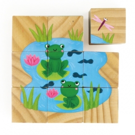 Vilac houten blokpuzzel Dieren