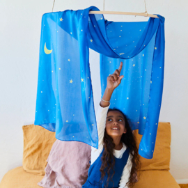 Sarah's Silks Reuze Speelzijde, Giant Playsilk, Sterren, 180 x 90 cm