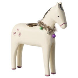 Maileg Houten Kandelaar Paard, Wooden horse, Large, 20cm