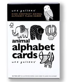 Wee Gallery, Kijkkaarten Alfabet Dieren, Animal Alphabet Cards