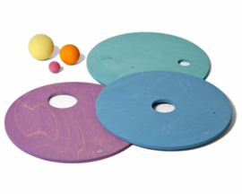 Grimm's - Stapelstein Rolling Discs Cool pastel