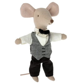 Maileg Grote Broer Muis, Bediende/Kelner​, Waiter Mouse