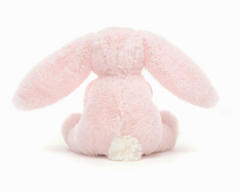 Jellycat Rammelaar met houten Ring Konijn 13cm, Bashful Pink Bunny Wooden Ring Toy