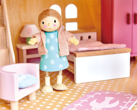 Poppenhuis Popje - Mevr. Goodwood met baby - Tender Leaf Toys