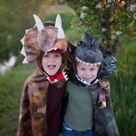 Dinosaurus Cape Grandasaurus Dilophosaurus Cape met klauwen, 4-6 jaar