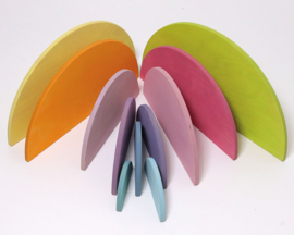 Grimm's houten Halve Cirkels, Pastel kleuren