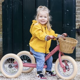 Trybike Steel 2-in-1 loopfiets vintage mat roze