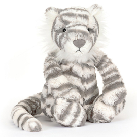 Jellycat Knuffel Witte Tijger 31cm, Bashful Snow Tiger