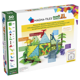 Magna-Tiles Magnetische tegels Dino World XL 50 stuks