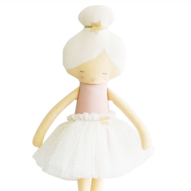 Alimrose Knuffelpop, Arabella Ballerina Pale Pink, 60 cm