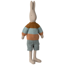 Maileg Rabbit Size 5, Classic - Sweater and shorts, 78 cm