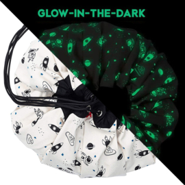 Play & Go Speelkleed / opbergzak Glow in the dark Space.