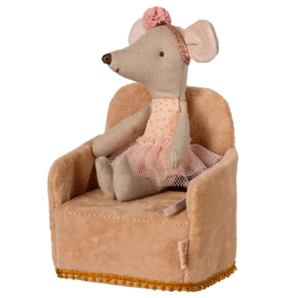 Maileg Stoel voor muizen, Folding chair Mouse, Poederroze