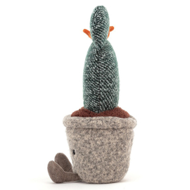 Jellycat Knuffel Cactus, Silly Succulent Prickly Pear Cactus, 24cm