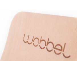 Wobbel original blank gelakt - zonder vilt