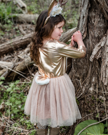 Jurk Hertje met haarband, Woodland Deer Dress, 7-8 jaar