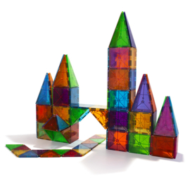 Magna-Tiles Magnetische tegels Clear colors 100 stuks