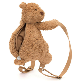 Jellycat Rugzak Beer, Bartholomew Bear Backpack, 43 cm