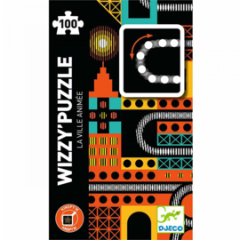 Djeco Wizzy Puzzel Kinoptik - The lively city 100 st.