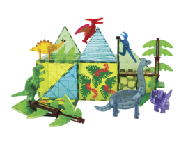 Magna-Tiles Magnetische tegels Dino World XL 50 stuks