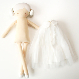 Alimrose Knuffelpop, Lulu Doll Ivory, 48 cm