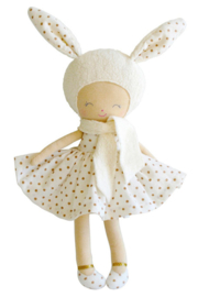 Alimrose Knuffelpop, Belle Bunny Gold Spot, 31 cm