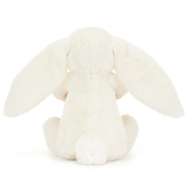 Jellycat Knuffel Konijn met cadeautje, Bashful Bunny with Present, 18cm