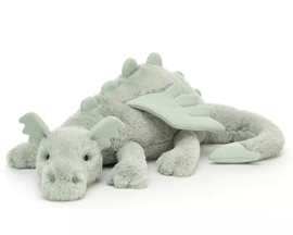 Jellycat Knuffel Draak, Sage Dragon Huge, 66 cm