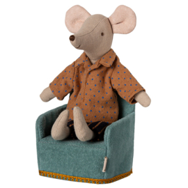 Maileg Stoel voor muizen, Folding chair Mouse, Mint