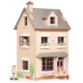 Poppenhuis Popje - Amy met Konijn - Tender Leaf Toys