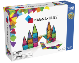 Magna-Tiles Magnetische tegels Clear colors 100 stuks
