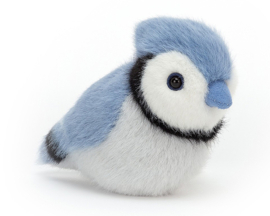 Jellycat Knuffel Vogel Blauwe Gaai 10cm, Blue Jay