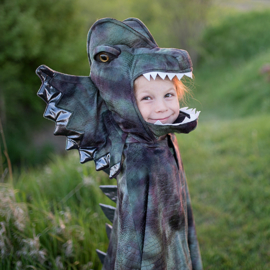 Dinosaurus Cape Grandasaurus Dilophosaurus Cape met klauwen, 4-6 jaar