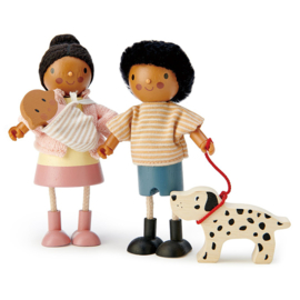 Poppenhuis Popje - Mr. Forrester met Hond - Tender Leaf Toys