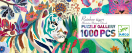 Djeco Puzzel 'Rainbow Tigers', 1000 st, 97x33 cm