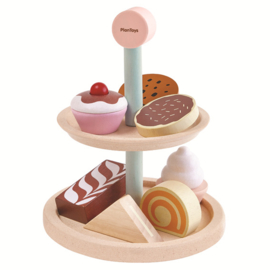 Plan Toys etagere met gebak