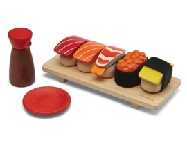 Plan Toys Houten Sushi Set, 15-delig