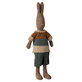 Maileg Rabbit Size 2, Brown - Shirt and shorts, 29 cm