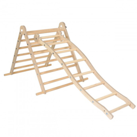 Triclimb SET - Klimdriehoek + Ladder. Regenboog
