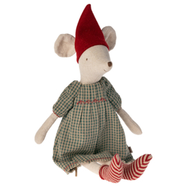 Maileg Muis, Christmas Mouse Medium Girl, 37cm