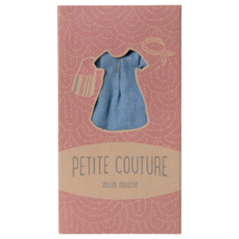 Maileg Kledingset - moeder muis - Denim Dress and bag